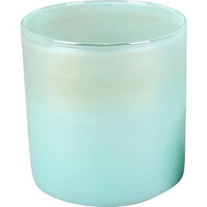 Rasteli Waxinelichthouder Glas Mint-Groen-Blauw D 15 cm H 15 cm