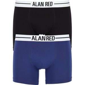 Alan Red - Boxer Donkerblauw 2Pack - Heren - Maat S - Body-fit