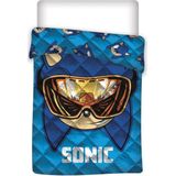 Sonic the Hedgehog Sprei, Visor - Eenpersoons - 140 x 200 cm - Polyester