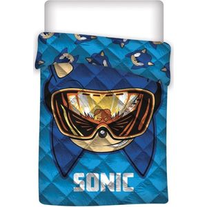 Sonic the Hedgehog Sprei, Visor - Eenpersoons - 140 x 200 cm - Polyester