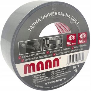 Universele Zilveren Duct Tape MacGyver 50mm x 50m - Sterk en waterdicht