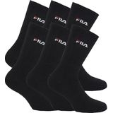 Fila tennissokken 6-pack unisex zwart 35-38