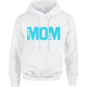 Hoodie dames - Moederdag hoodie - met naam of namen kinderen - Maat M