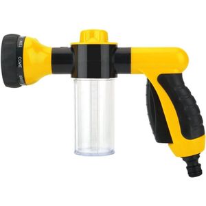 Auto Wasmachine Reiniger - Tuinslang Spuitpistool Schuimpistool Schuim Waterpistool - Hoge Druk Motorfiets Tuin Waterpistool Reiniging Tool - 6 m (Geel)
