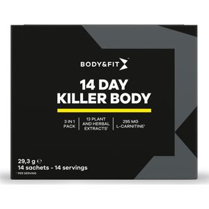 Body & Fit 14 Day Killerbody - Fatbuner / Detox / Water Out - 1 Doos (14 x 3 Capsules)
