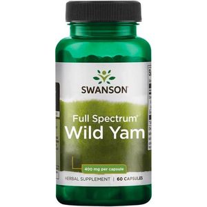 Swanson - Volledig Spectrum Wilde Yam - 400 mg - 60 Capsules