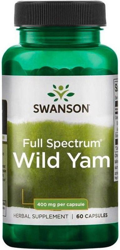 Swanson - Volledig Spectrum Wilde Yam - 400 mg - 60 Capsules