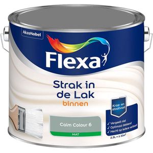 Flexa - Strak in de Lak Binnenlak Mat - Calm Colour 6 - Mengverf - 2.5 Liter
