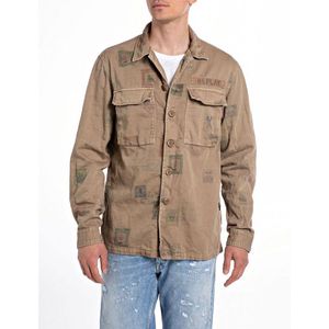 REPLAY - M8366A.000.74944 - Overshirt - Blauw - Katoen