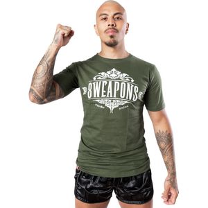 8 WEAPONS T-shirt Majestic Olijfgroen - M