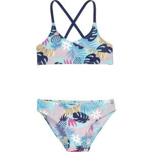 Playshoes - Bikini - Petrol - Bloemen - UV-bescherming UPF 50+