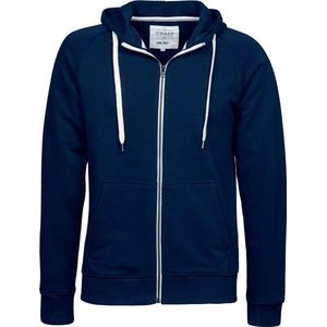 Tee Jays Heren Urban Zip Hoodie (Marineblauw)