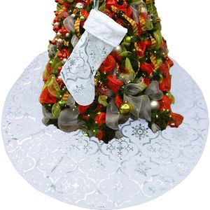 Kerstboomdeken, kerstboomdeken, kerstboomrok, 120 cm, ronde kerstdeken, met kerstkous, kerstdecoratie voor Kerstmis