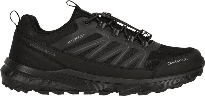 ENDURANCE - Ferill - Lage Schoen - Zwart - Imitatieleder - Warm Gevoerd