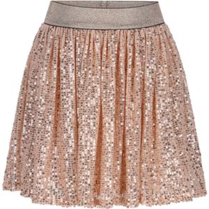 Moodstreet-Meisjes RORI sequined skirt-Red Copper