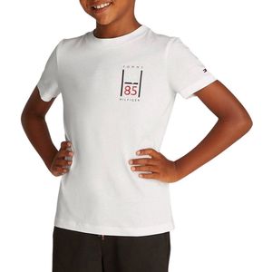 Tommy Hilfiger T-Shirt - Grafisch - Wit - Tommy Hilfiger - 5 jaar (110) - T-Shirts