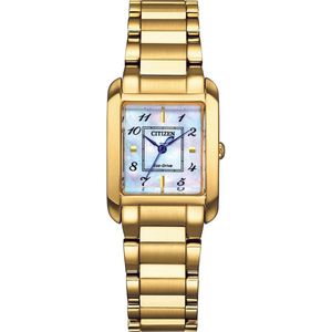 Citizen EW5602-81D Horloge - Staal - Goudkleurig - Ø 25.5 mm