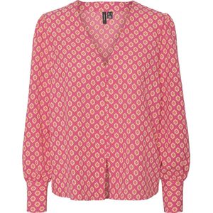 Vero Moda Blouse Vmimoa Shirt Wvn Btq 10306735 Raspberry Dames Maat - M