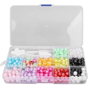 Allecto plus - Kleurrijke Haarkralenset voor Creatieve Haarstyling - 365 Stuks