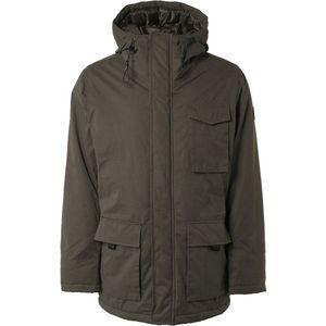 No Excess Mannen Lange Jas Donker Bruin XXL