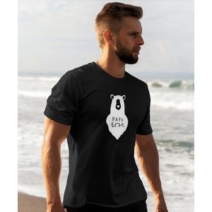 Vaderdag T-shirt Papa Bear | Kleur Zwart | Maat 2XL | Vaderdag Kados / Cadeautjes