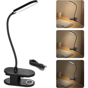 Aigostar 10A54 - Bureaulamp Led -  Dimbaar - Touch Control - Opladende USB - Leeslamp - Bedlamp - Zwart