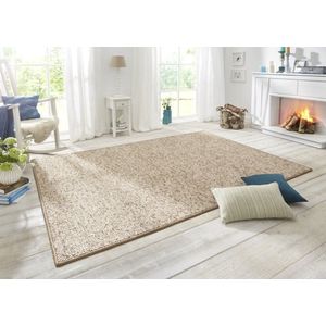 Flycarpets Tufted Vloerkleed - Wollen Look - Beige / Bruin - 200x300 cm