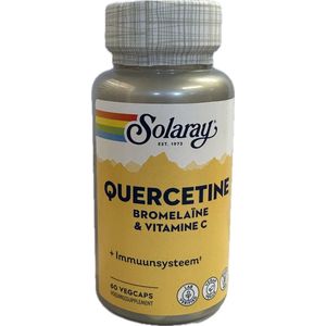 Solaray Quercetine, Bromelaïne & Vitamine C 60 Capsules