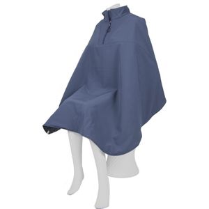 Warme rolstoelcape winddicht en waterafstotend lang - CLASSIC - Donkerblauw