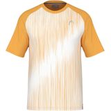 Head T-shirt Performance Oranje Padel Maat XXL