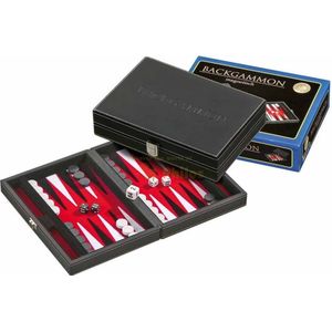 Philos Backgammon Tinos klein rood 23x16.5cm Backgammon Tinos rood klein (23x16.5 cm)