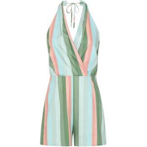 Banned - Imogen Lollipop Stripes Playsuit - L - Multicolours