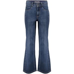 Geisha - Jeans 51518-10 - Damesbroek - Blauw - Hoge Taille - Wijde Pijpen