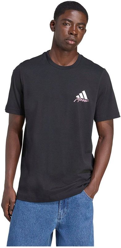 adidas - Messi Icon Graphic Tee - Zwart - Sportshirt