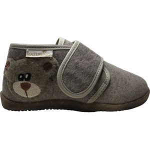 Naturino - Carillon Or - Mt 26 - velcro beer canvas pantoffel- Grijs -vegan