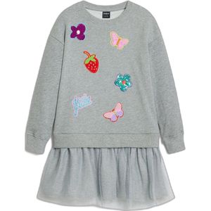 Desigual - Stickers - Meisjesjurk - Kleurrijk - Jerseyjurken