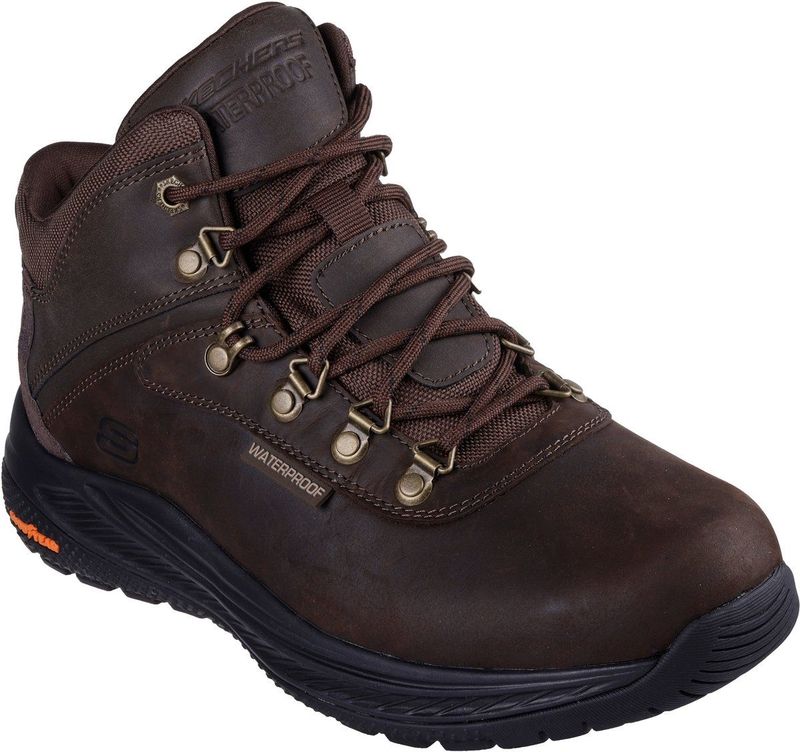 Skechers USA Men's Meroe-Pikeman Enkellaars, Chocolade, 39 EU