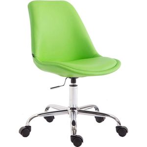Bureaustoel - In hoogte verstelbaar - Kunstleer – Groen