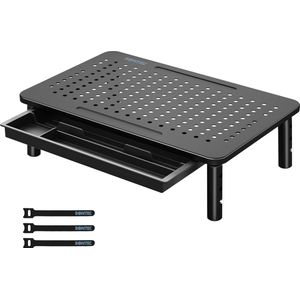 Monitorstandaard verhoger, metalen computerstandaard - Dual Monitor Stand Riser