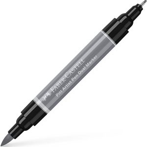 Faber-Castell tekenstift - Pitt Artist Pen - duo marker - 232 koudgrijs III - FC-162232