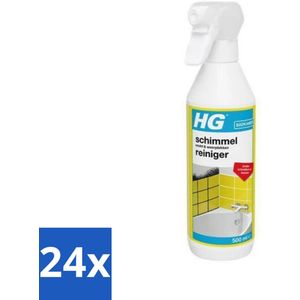 HG - Badkamer - Schimmel, Vocht En Weerplekkenreiniger - Maakt Schrobben Overbodig - 500 ml - Voordeelverpakking - 24 stuks