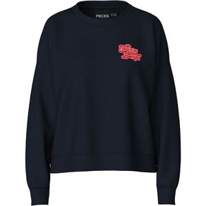 Pieces Chilli Summer Print Sweatshirt Zwart XS Vrouw