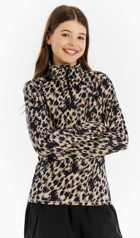 Protest - PRTXray - Skipully - Bamboobeige - Lange Mouwen - 1/4 Rits - Sterrenprint