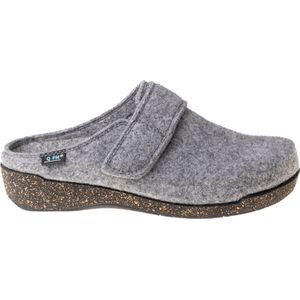 Q-Fit - Chantal Pantoffels - Grijs - Textiel