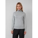 Gebreide Trui - Slim-fit Pullover - Ajour Details - Geraffineerde Col