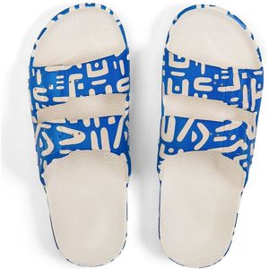 Freedom Moses - Primo - Slipper - Blue Multi - Waterdicht - Antislipzool