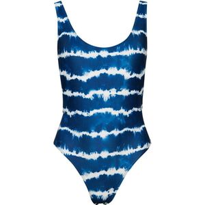 Superdry Code Tie Dye Zwempak Blauw XL Vrouw