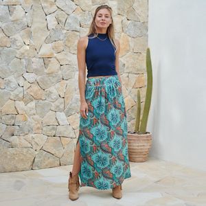 Chic by Lirette - Maxi rok Nobelos - L - Groen