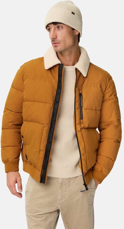 camel active - Blouson - Geel - Met Afneembare Kraag
