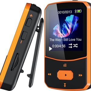 ApexArte® MP3 Speler Bluetooth - FM-Radio - Oranje en Zwart